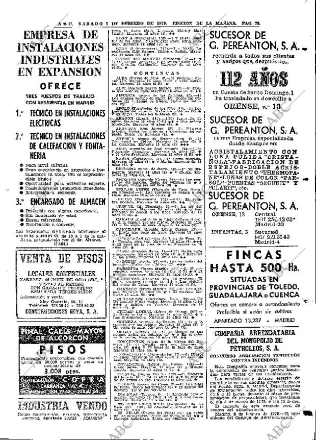 ABC MADRID 07-02-1970 página 75