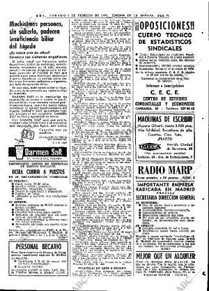 ABC MADRID 07-02-1970 página 77