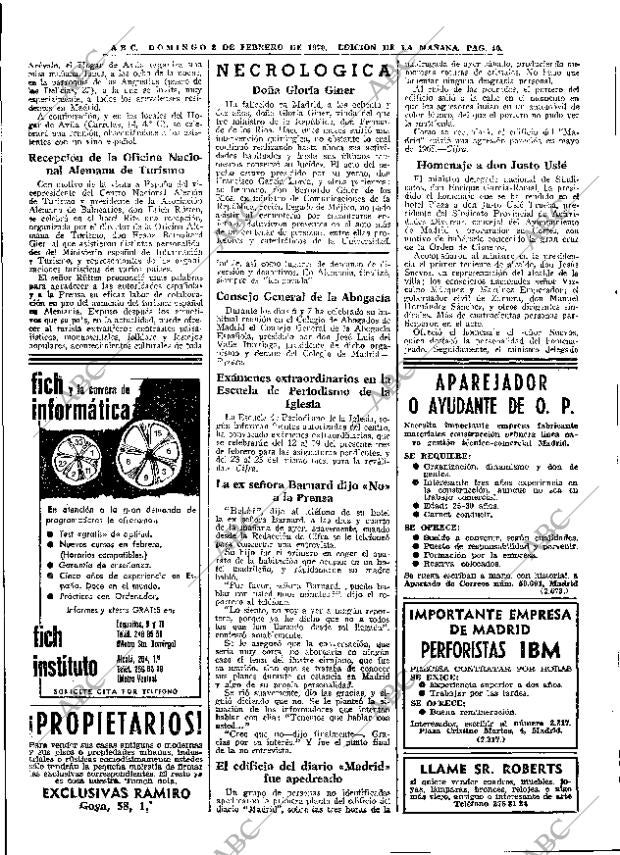 ABC MADRID 08-02-1970 página 40
