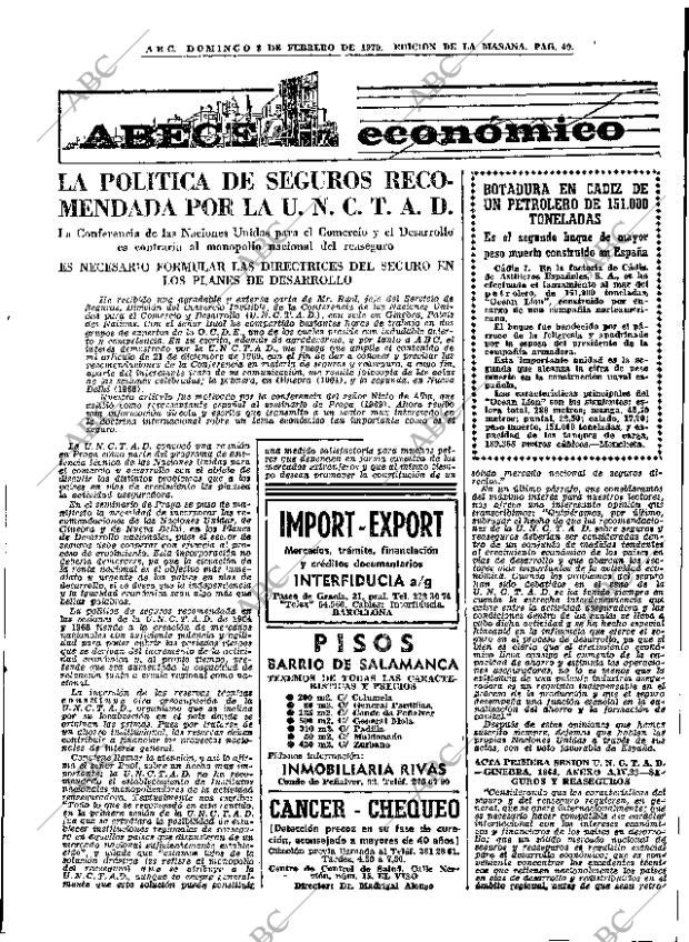 ABC MADRID 08-02-1970 página 49
