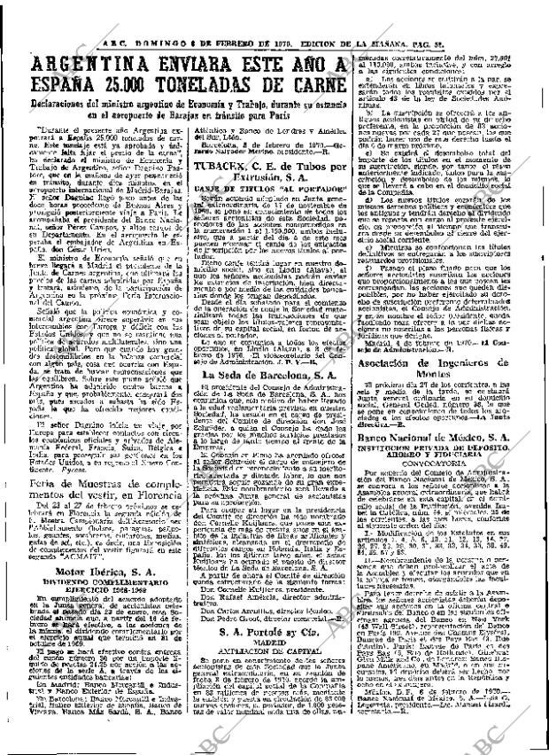 ABC MADRID 08-02-1970 página 52