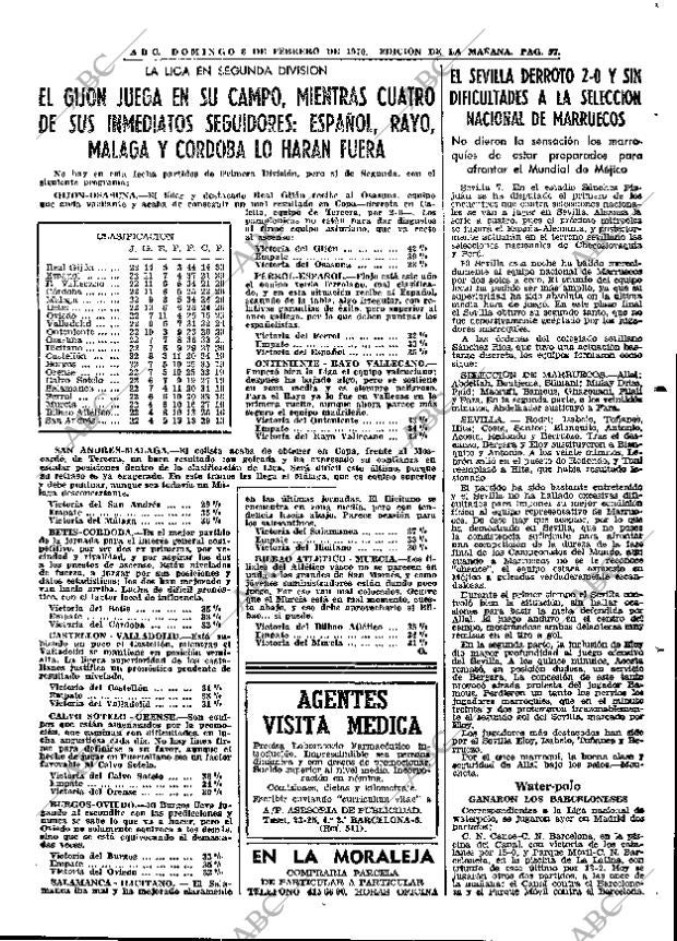 ABC MADRID 08-02-1970 página 57