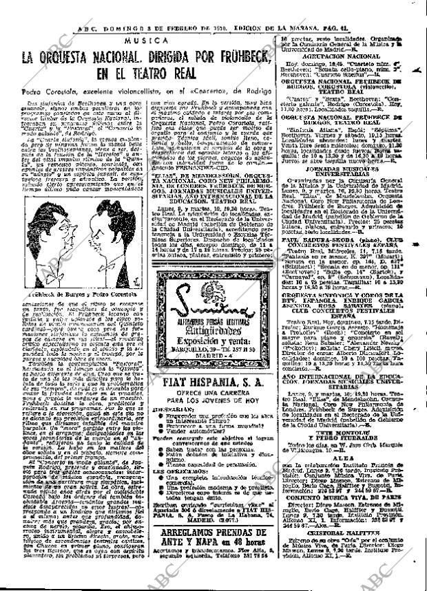 ABC MADRID 08-02-1970 página 61