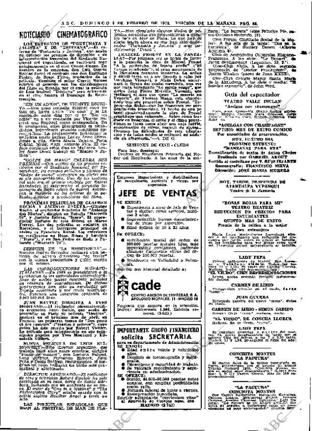 ABC MADRID 08-02-1970 página 65