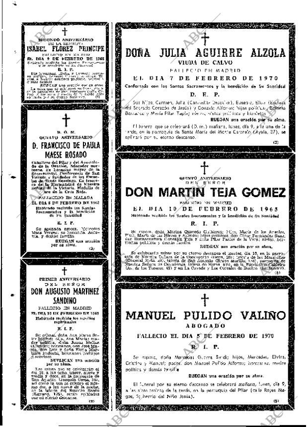ABC MADRID 08-02-1970 página 86