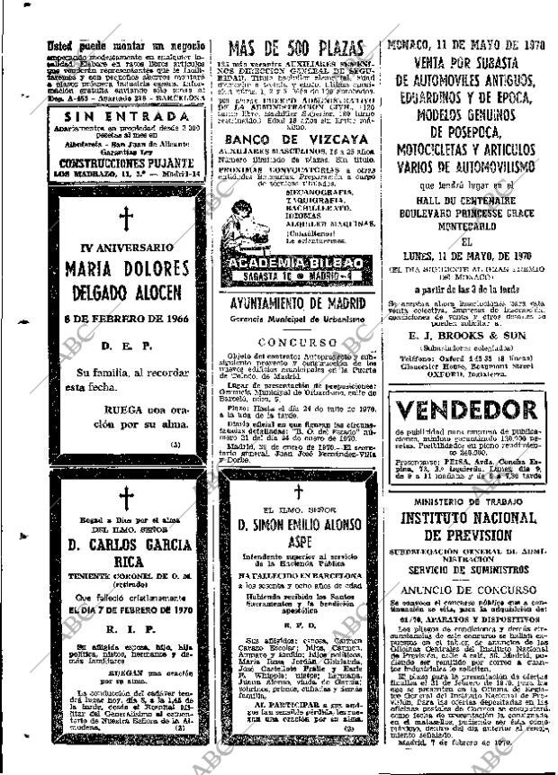 ABC MADRID 08-02-1970 página 90