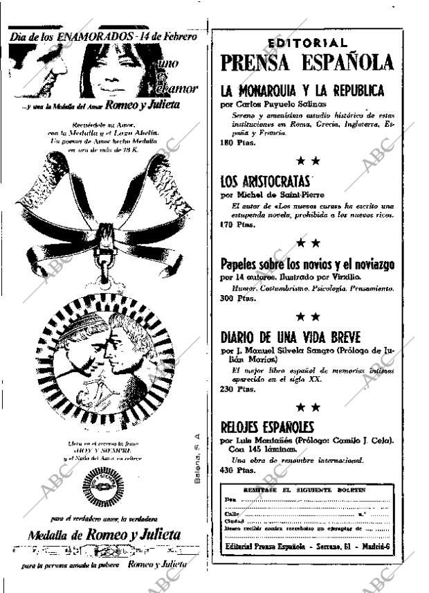 ABC MADRID 10-02-1970 página 106