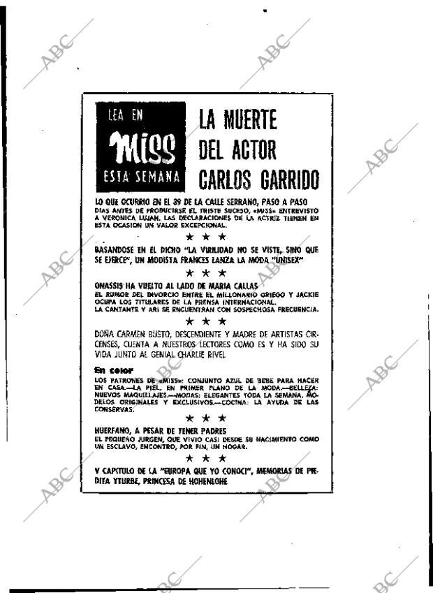 ABC MADRID 10-02-1970 página 110