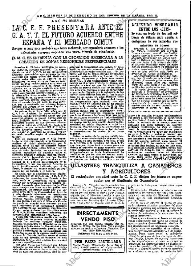 ABC MADRID 10-02-1970 página 25