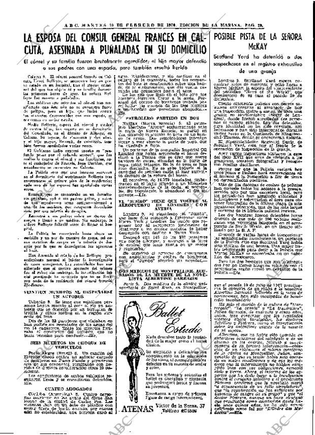 ABC MADRID 10-02-1970 página 29