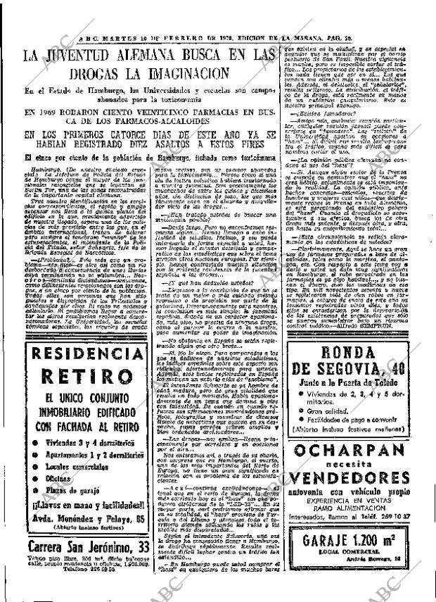 ABC MADRID 10-02-1970 página 30