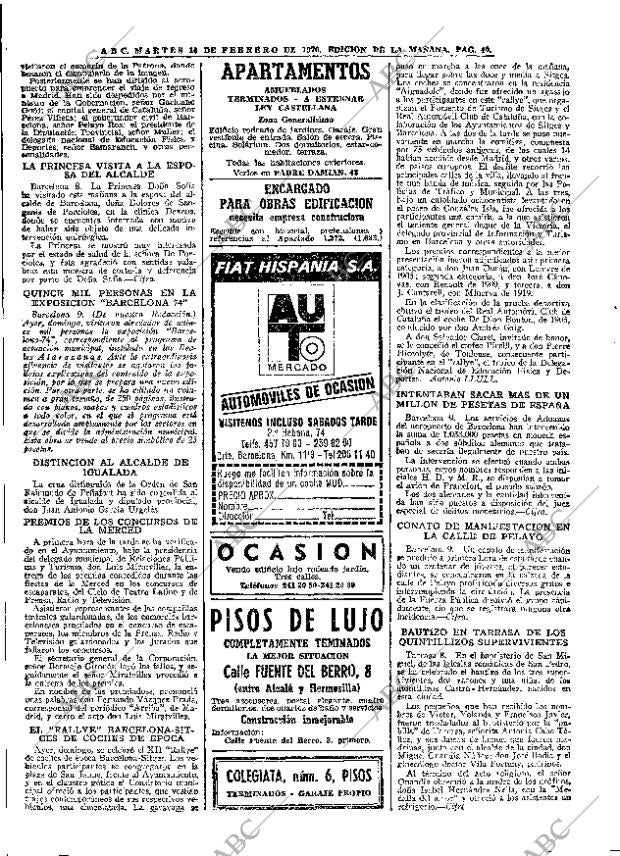 ABC MADRID 10-02-1970 página 40