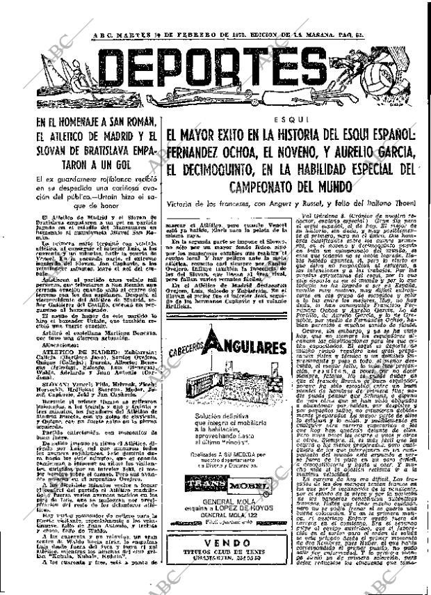 ABC MADRID 10-02-1970 página 53