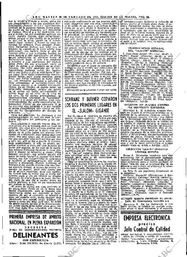 ABC MADRID 10-02-1970 página 54