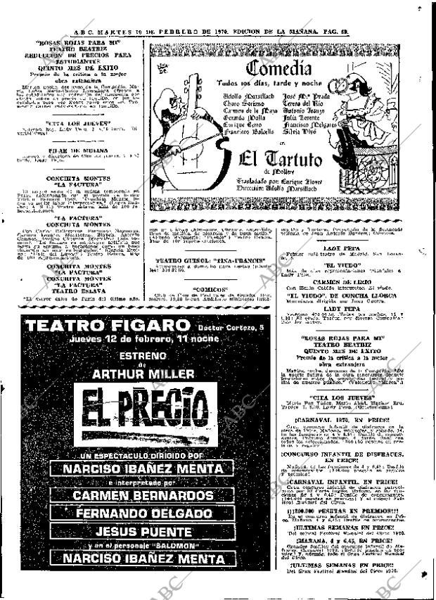 ABC MADRID 10-02-1970 página 69
