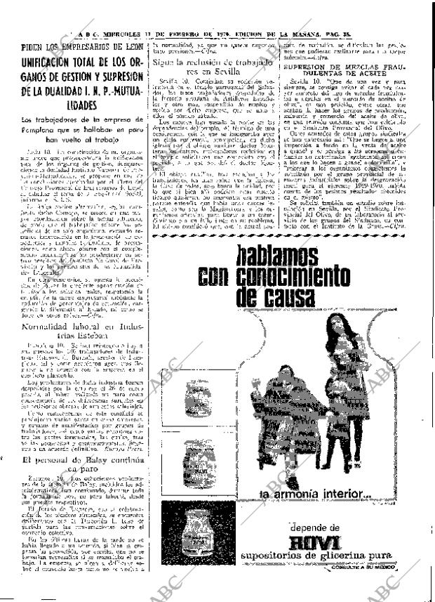 ABC MADRID 11-02-1970 página 35