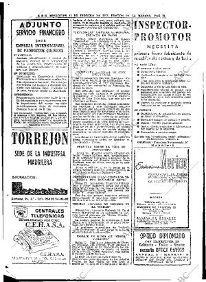 ABC MADRID 11-02-1970 página 70