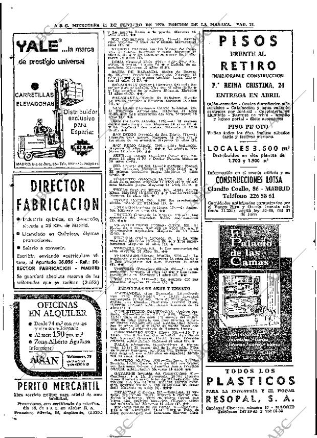 ABC MADRID 11-02-1970 página 78