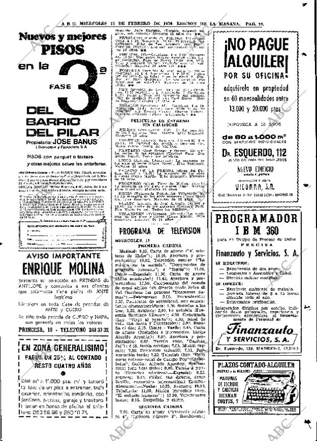 ABC MADRID 11-02-1970 página 79