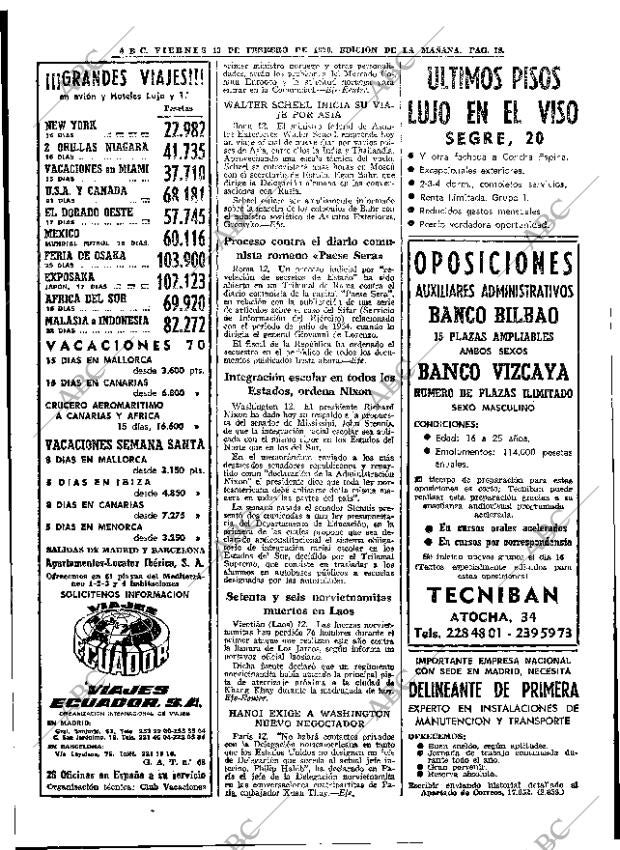 ABC MADRID 13-02-1970 página 18