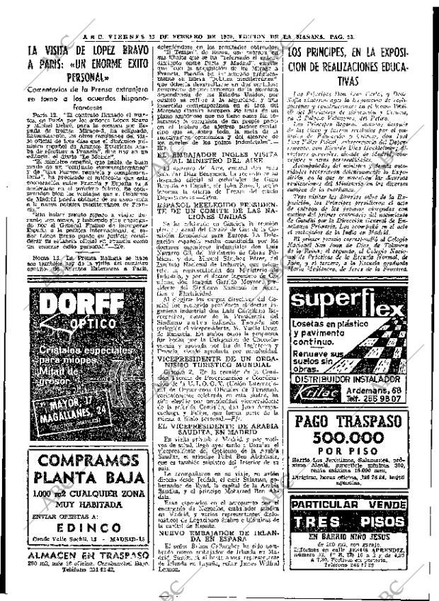 ABC MADRID 13-02-1970 página 25