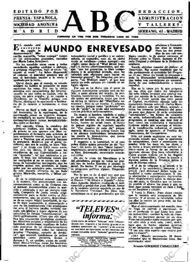 ABC MADRID 13-02-1970 página 3