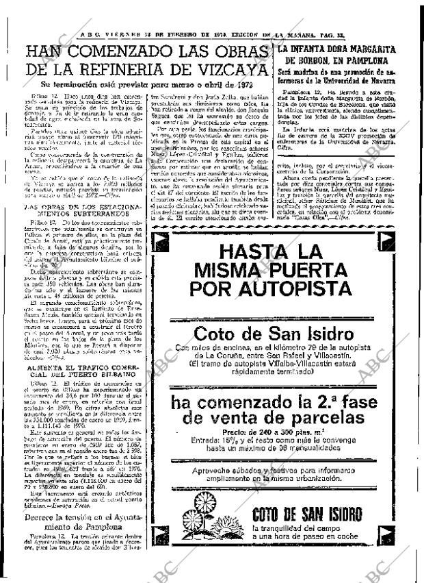 ABC MADRID 13-02-1970 página 33