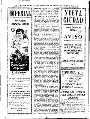 ABC SEVILLA 13-02-1970 página 54