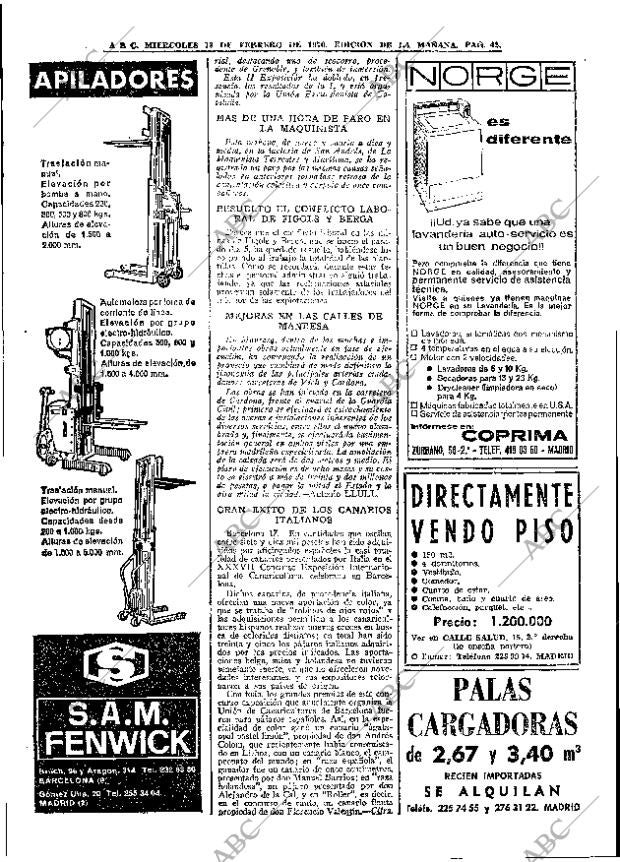 ABC MADRID 18-02-1970 página 42