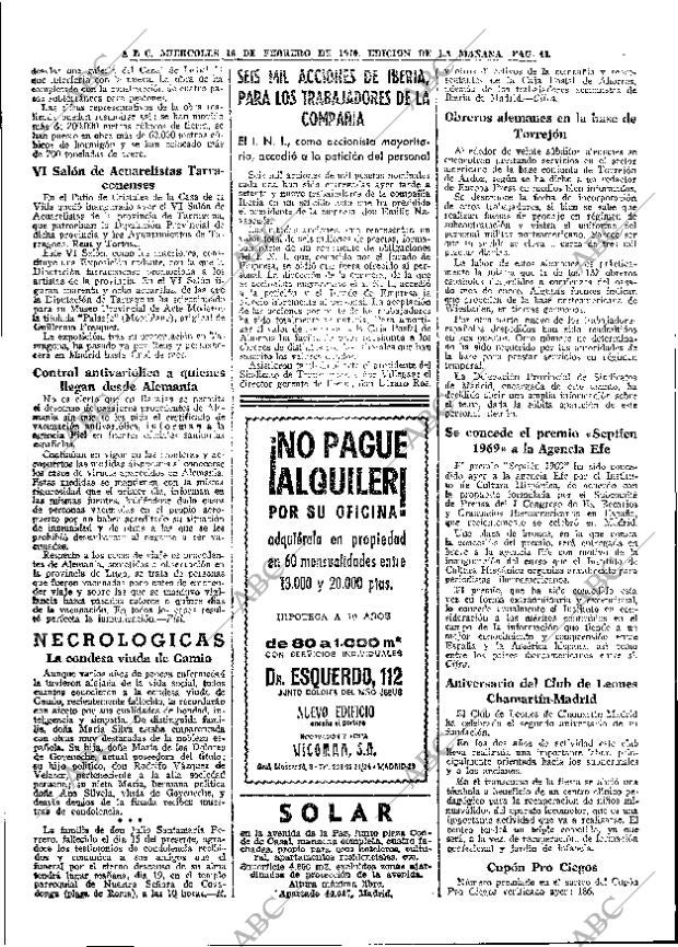 ABC MADRID 18-02-1970 página 44