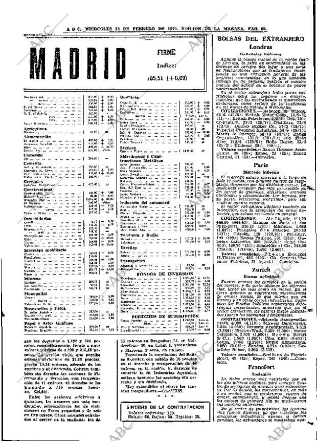 ABC MADRID 18-02-1970 página 55