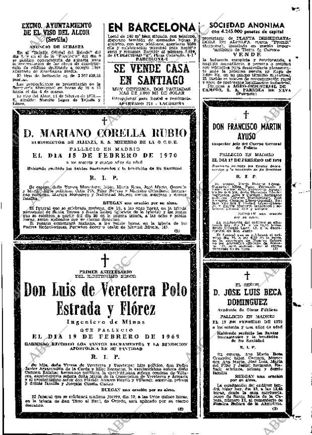 ABC MADRID 18-02-1970 página 91