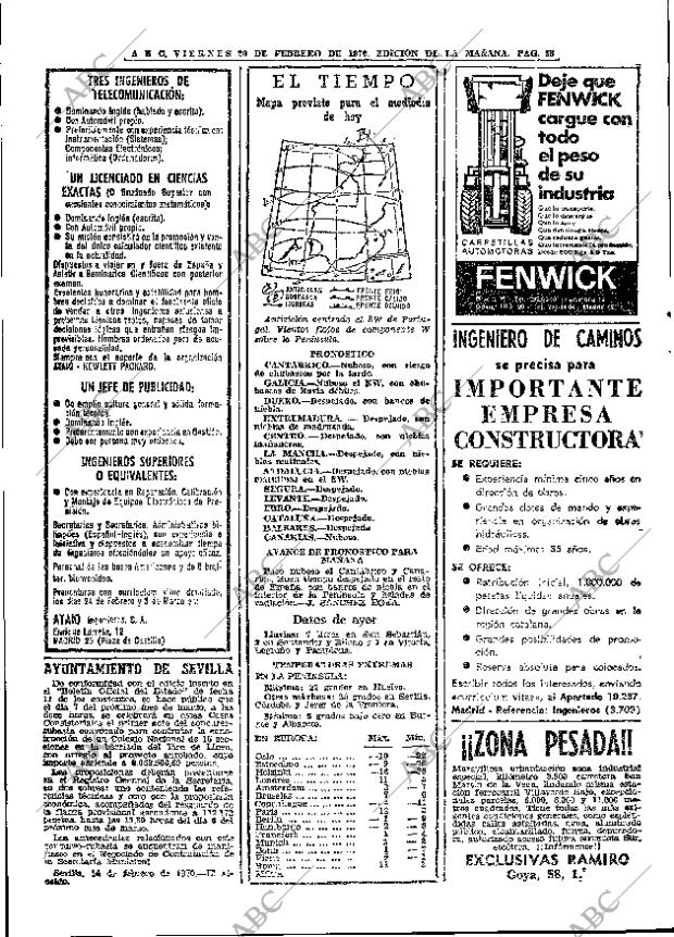 ABC MADRID 20-02-1970 página 38