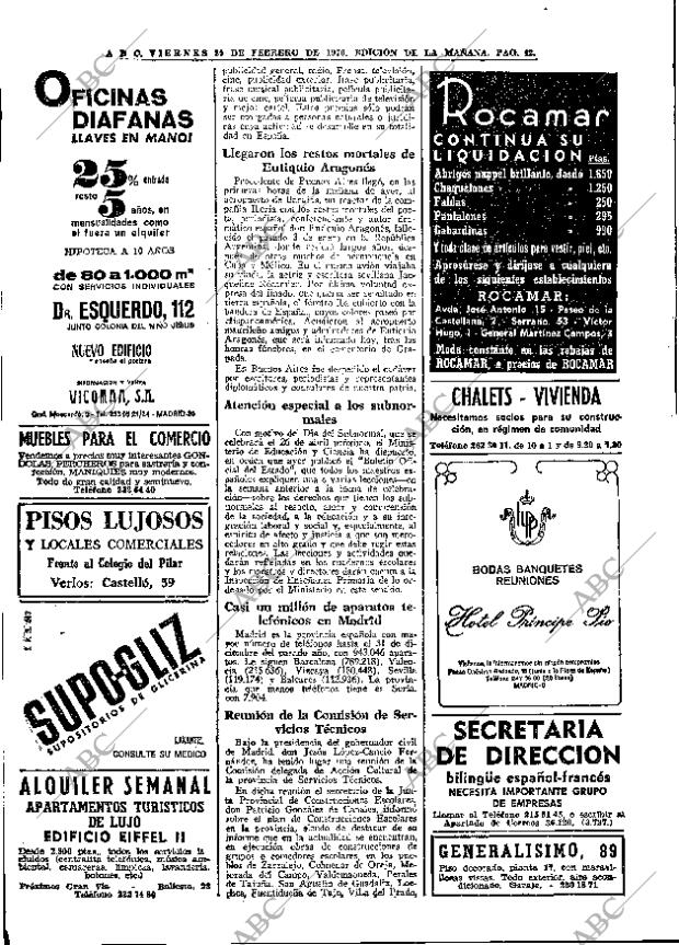 ABC MADRID 20-02-1970 página 42