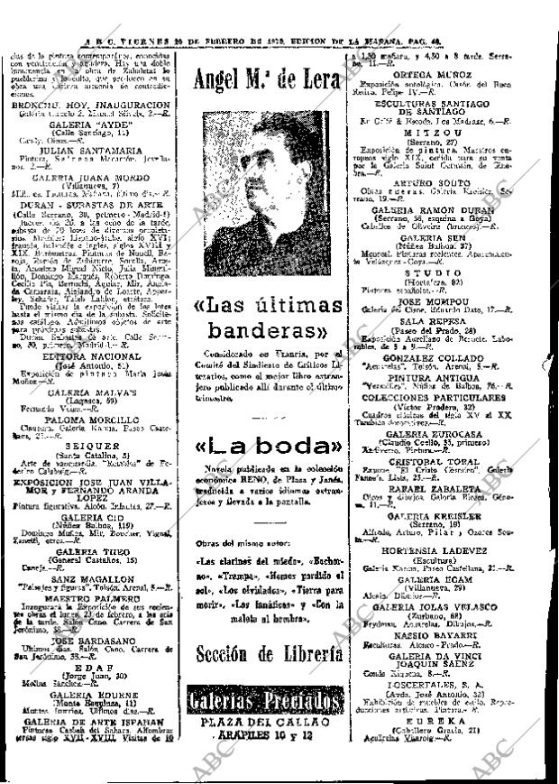 ABC MADRID 20-02-1970 página 48