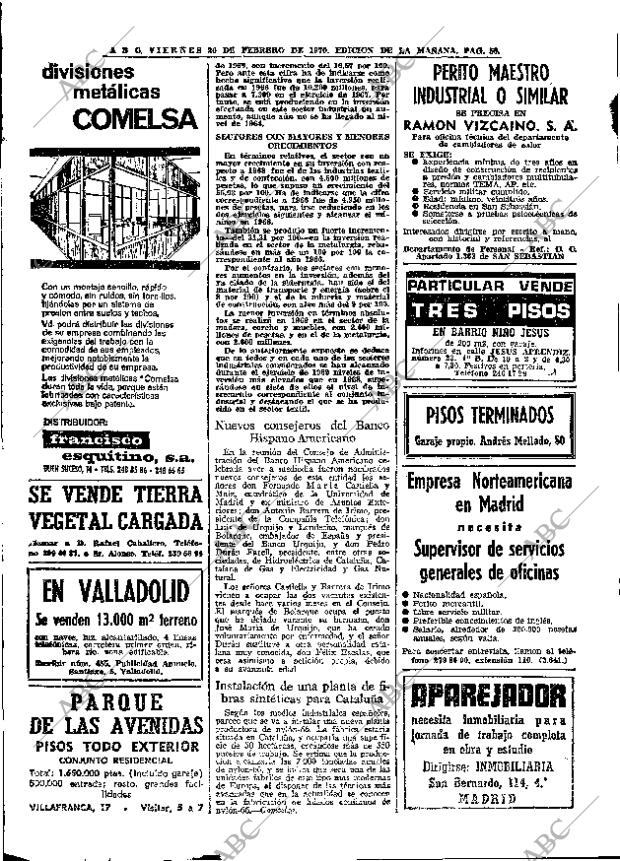 ABC MADRID 20-02-1970 página 56