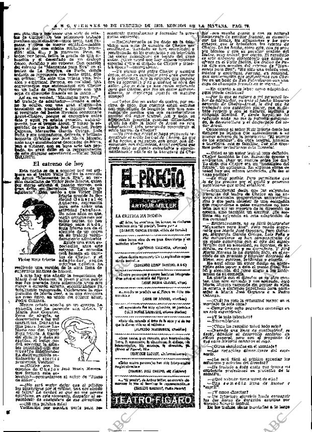 ABC MADRID 20-02-1970 página 70