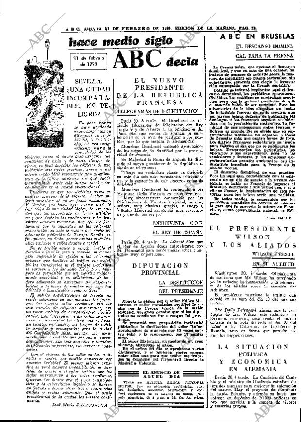 ABC MADRID 21-02-1970 página 53
