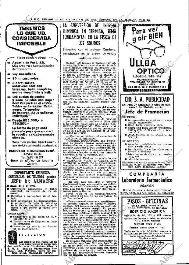 ABC MADRID 21-02-1970 página 54