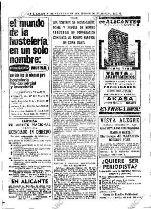 ABC MADRID 21-02-1970 página 74