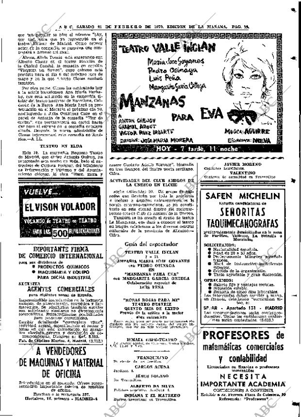 ABC MADRID 21-02-1970 página 79