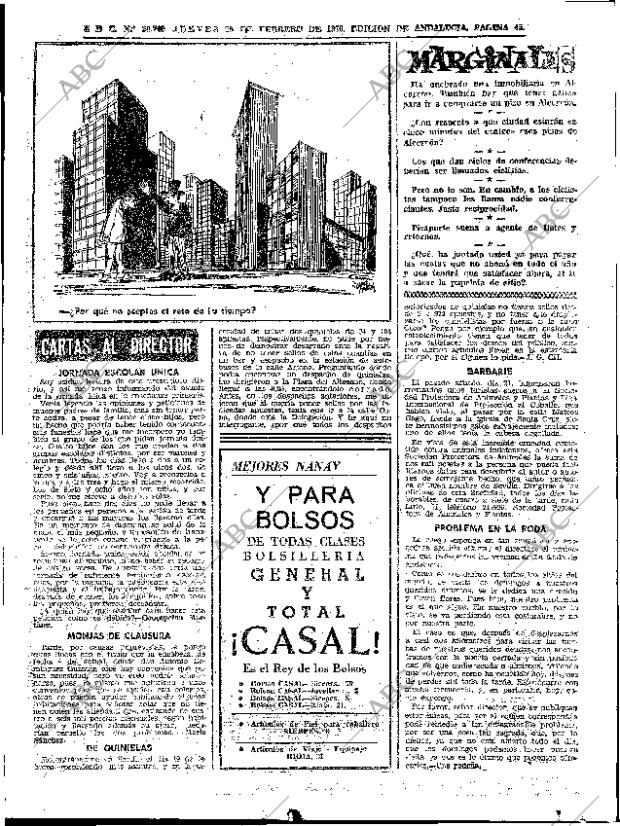 ABC SEVILLA 26-02-1970 página 45