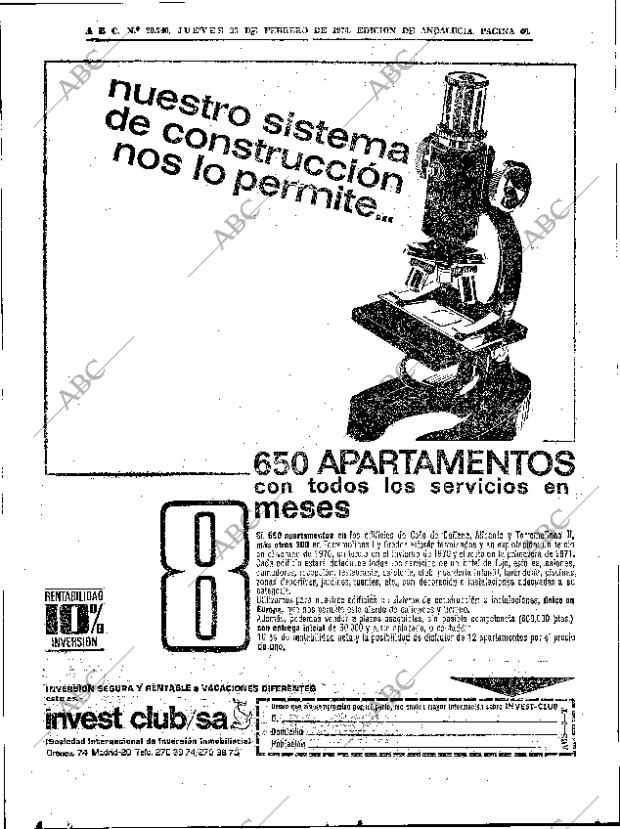 ABC SEVILLA 26-02-1970 página 60