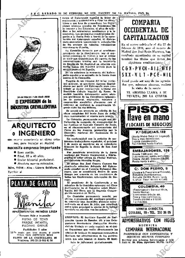 ABC MADRID 28-02-1970 página 34