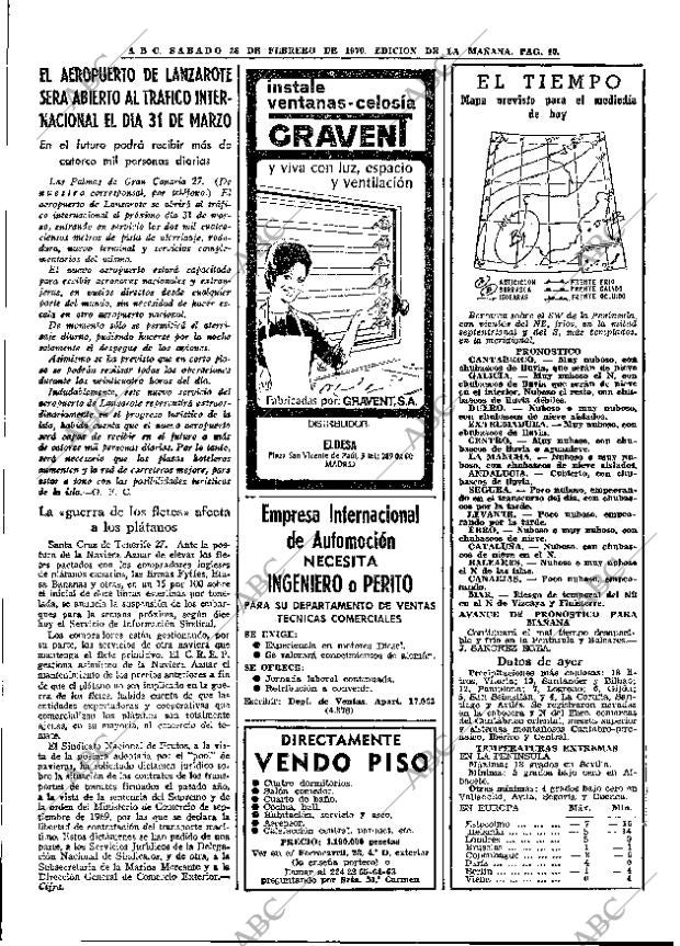 ABC MADRID 28-02-1970 página 40