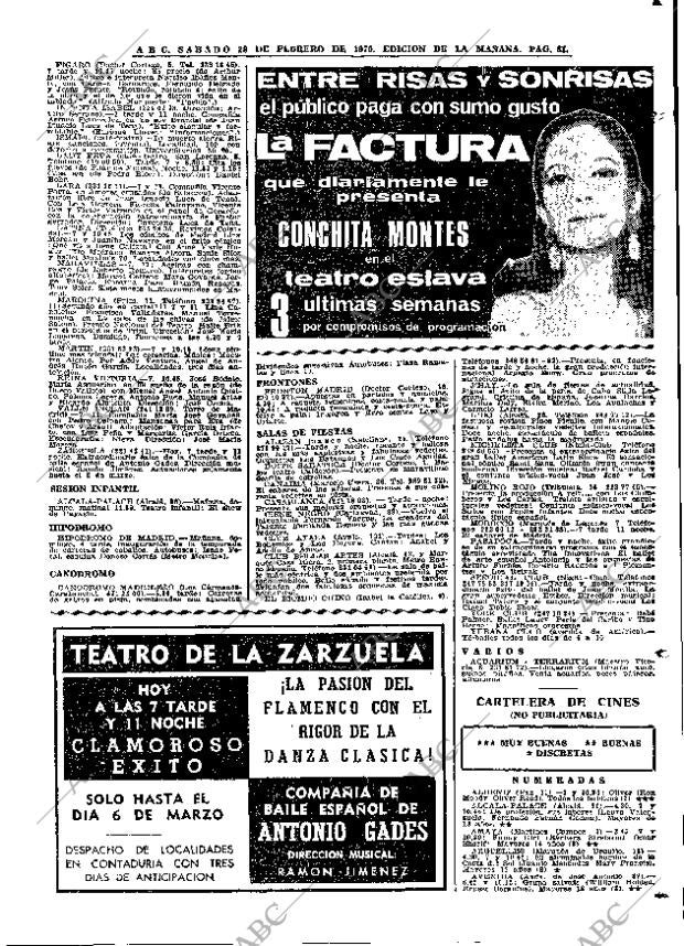 ABC MADRID 28-02-1970 página 81