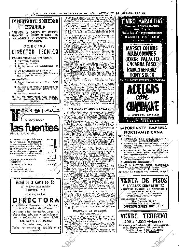 ABC MADRID 28-02-1970 página 85