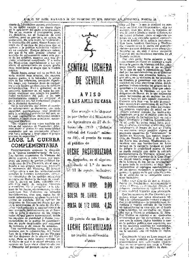 ABC SEVILLA 28-02-1970 página 22