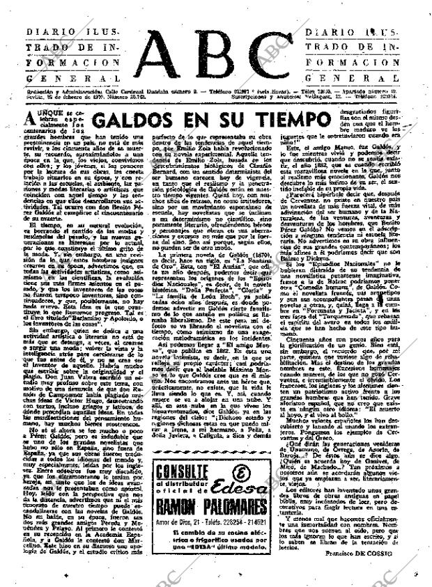 ABC SEVILLA 28-02-1970 página 3