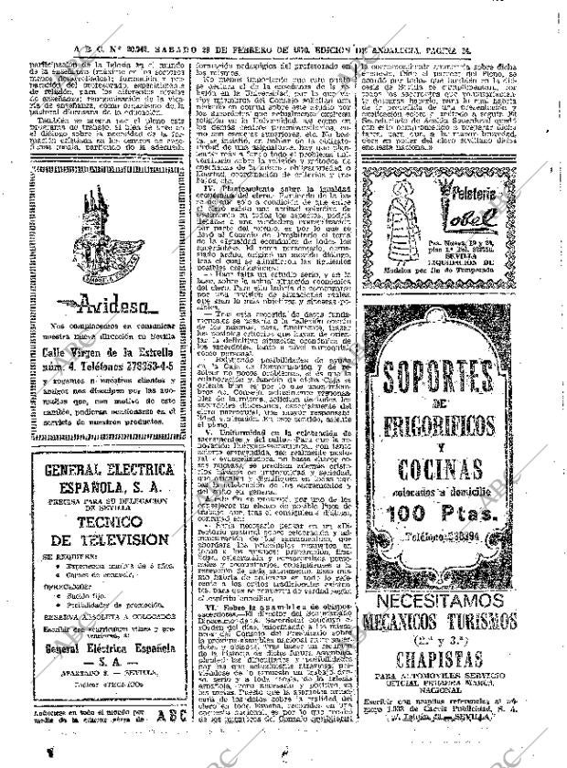 ABC SEVILLA 28-02-1970 página 34